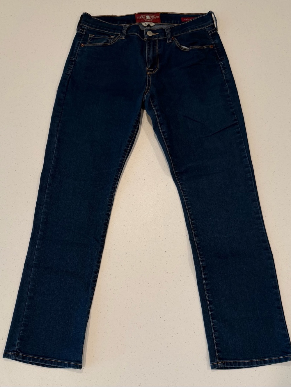 Lucky Brand Sofia Straight Ankle Medium Wash Denim Jeans Women's Size 8/29
